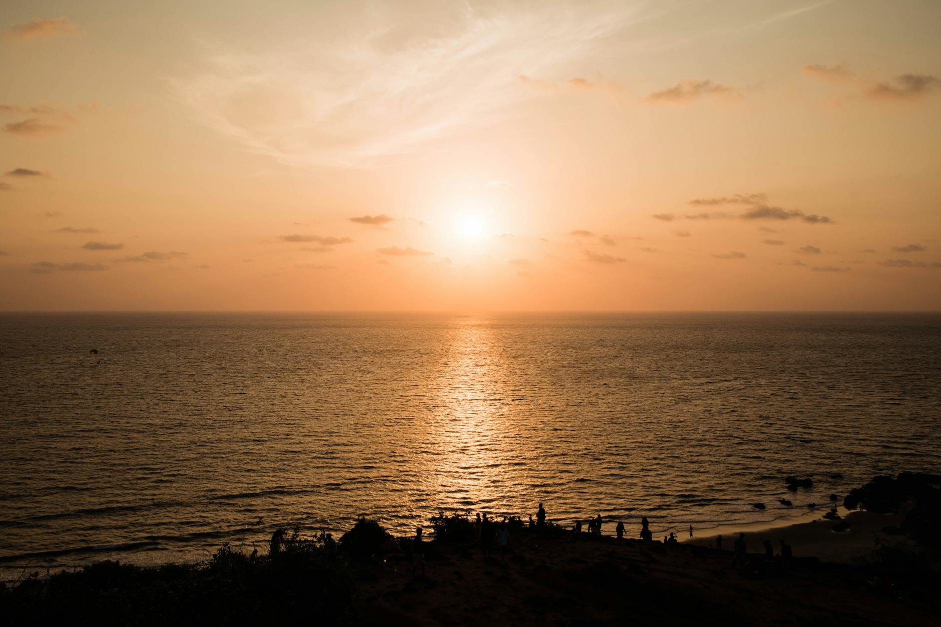 India at golden hour