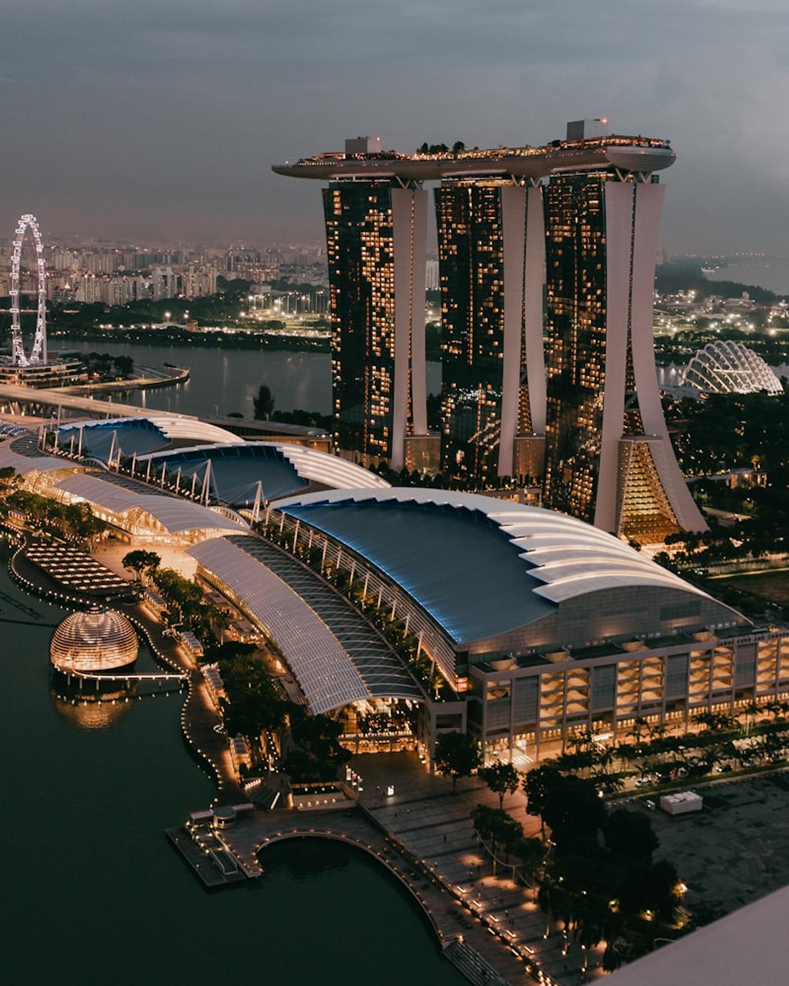 Sentosa Island aerial