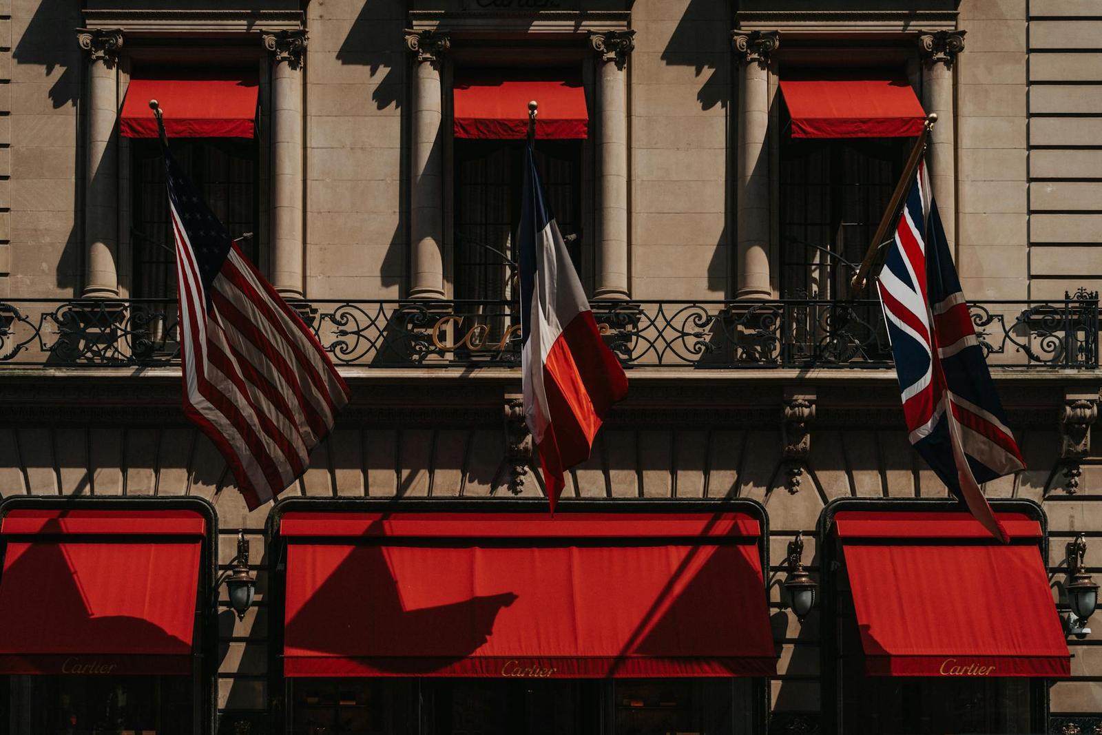 London on day 1, UK + Netherlands + France + Switzerland + Italy