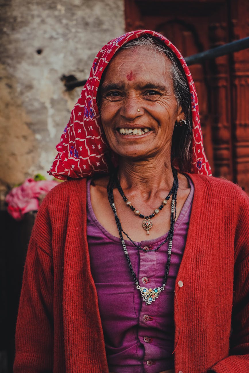 A portrait moment in India