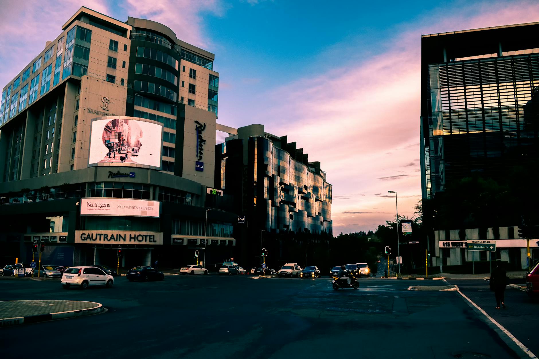A hotel in Johannesburg, South Africa
