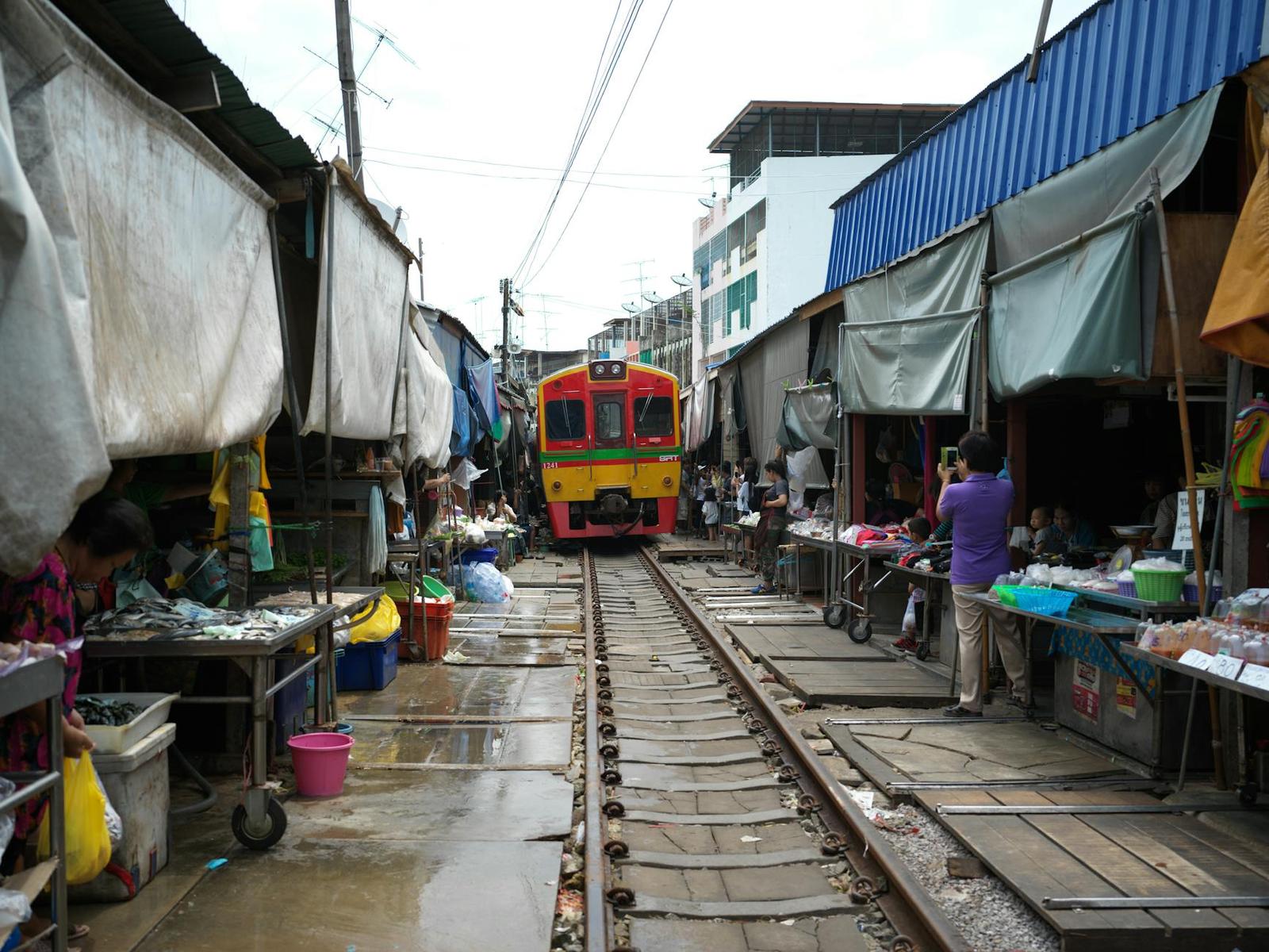 Maeklong Railway Market, Thailand