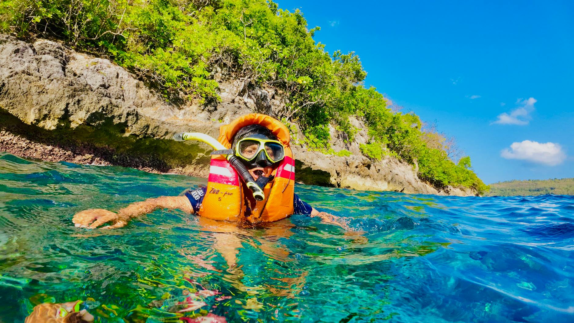 Reef snorkel — Bali, Indonesia