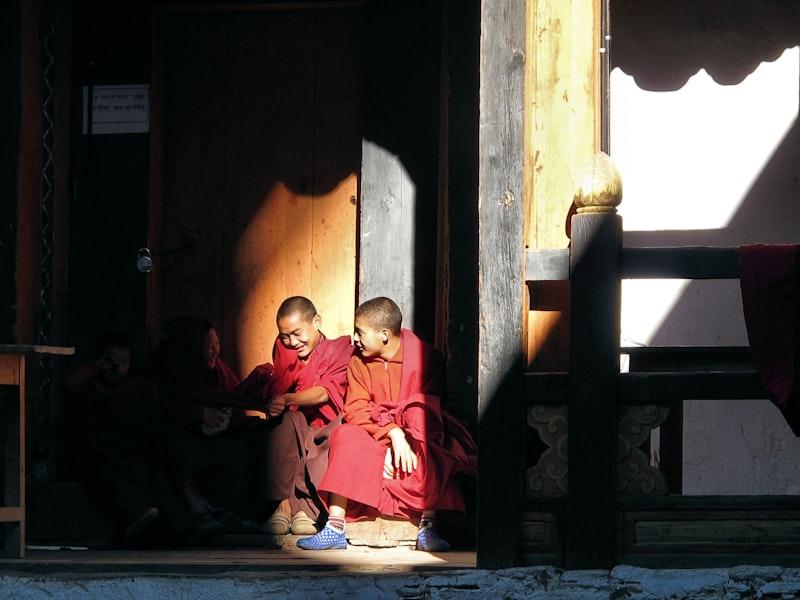 Buddhist novice monk
