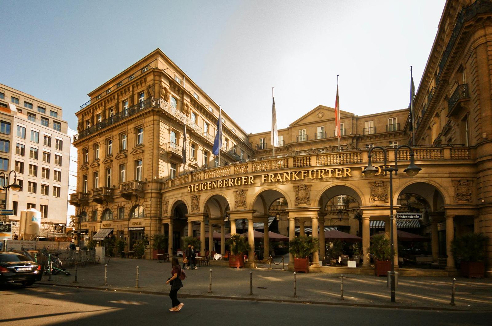 A hotel in Frankfurt, Italy + Switzerland + France + Germany