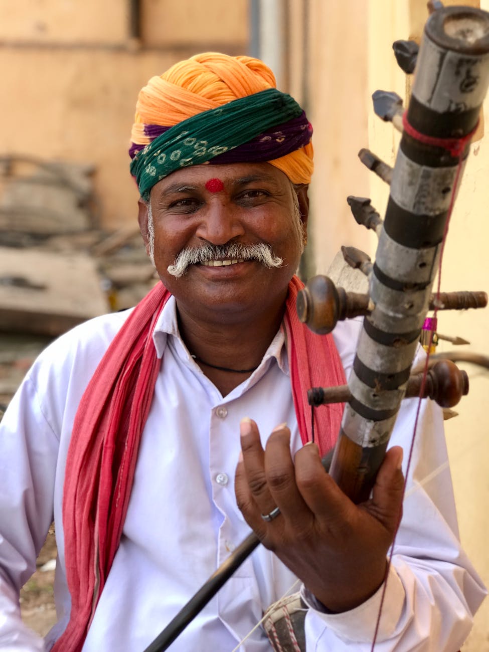 A portrait moment in India