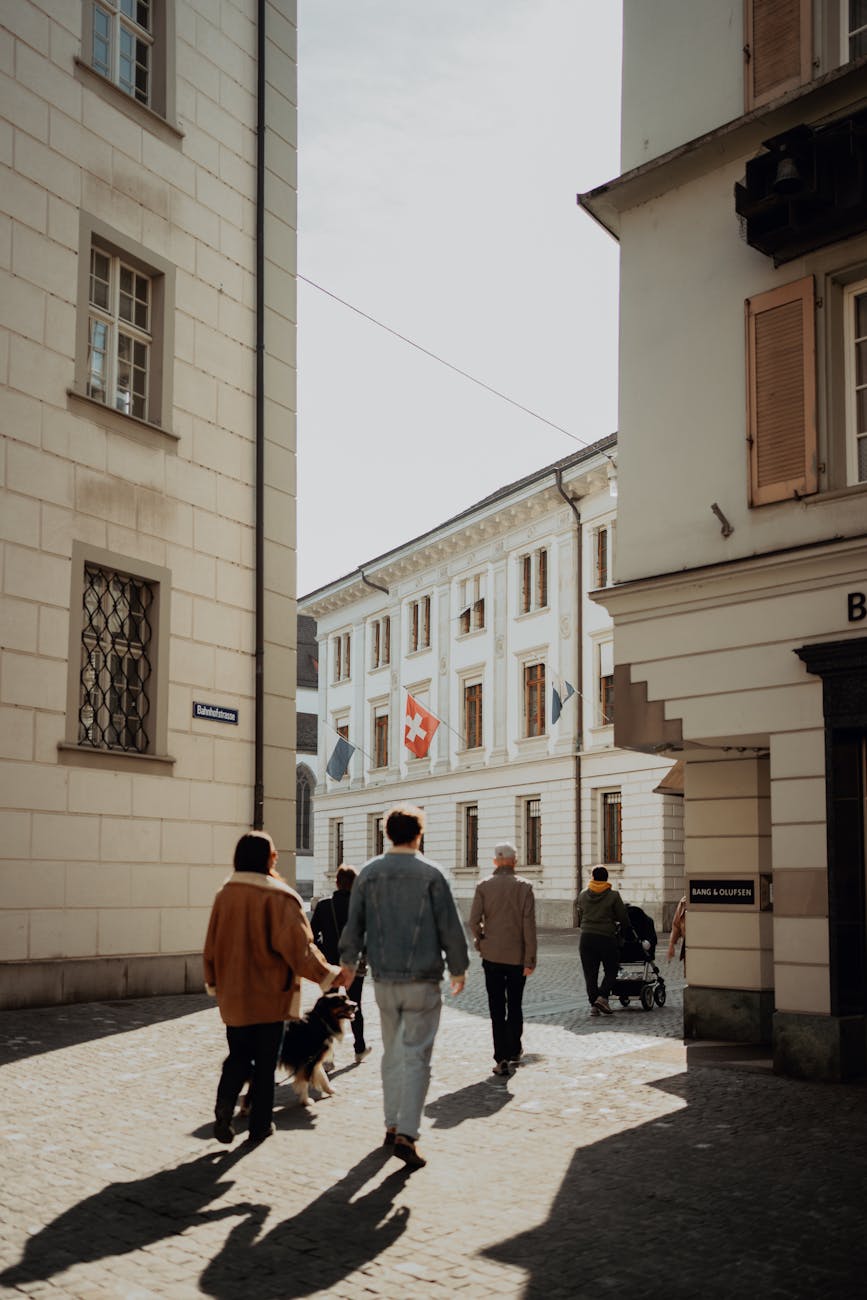 A portrait moment in Switzerland
