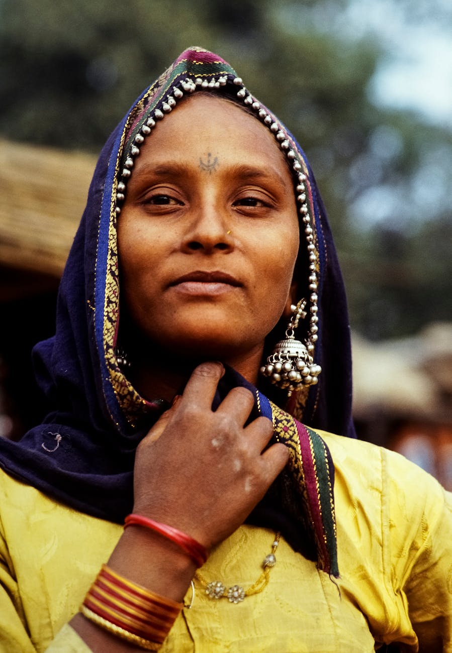 A portrait moment in India