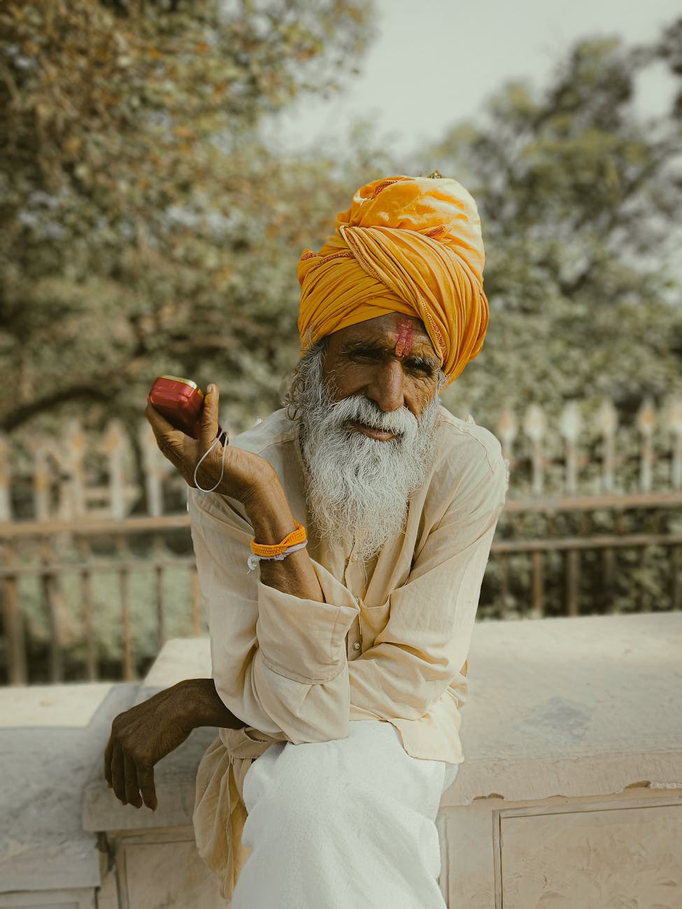 A portrait moment in India