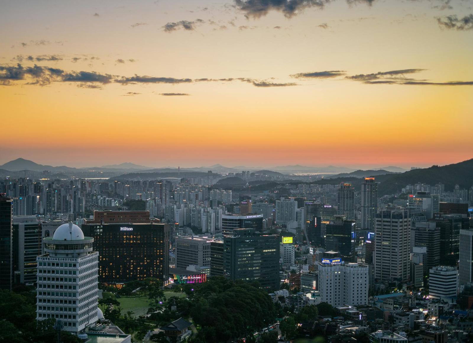 A hotel in Seoul, South Korea