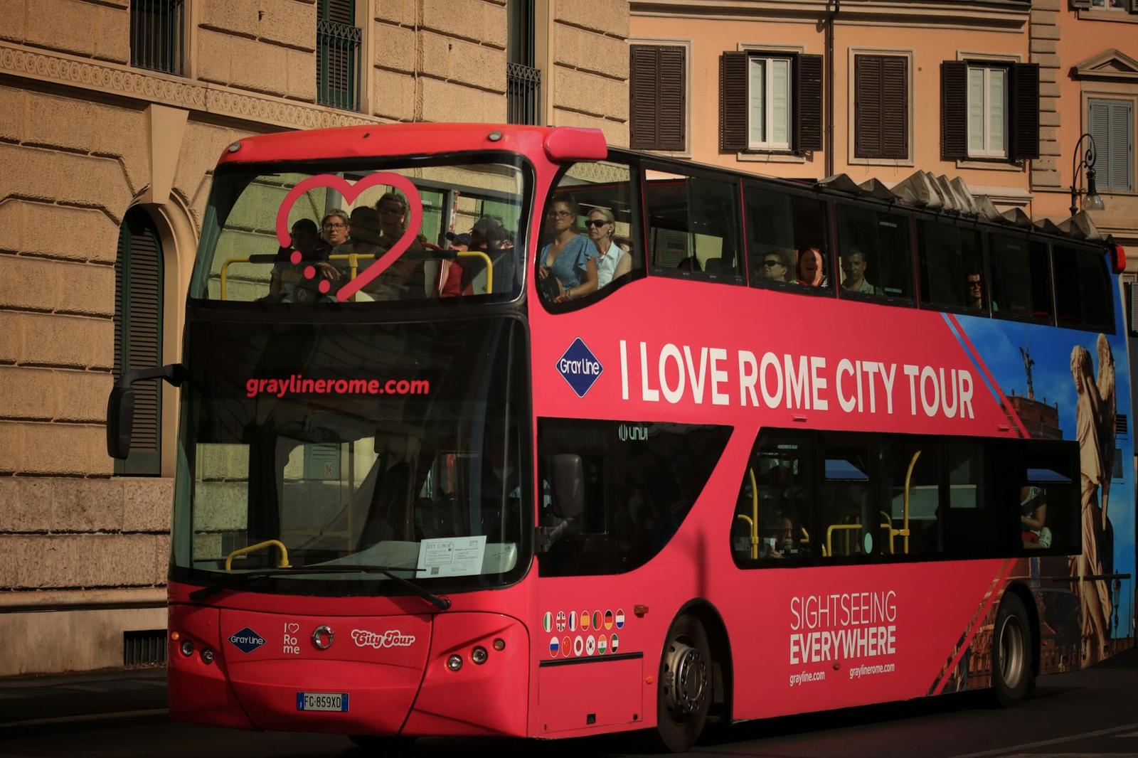 Rome Hop On Hop Off Tour on day 12, Switzerland + Italy