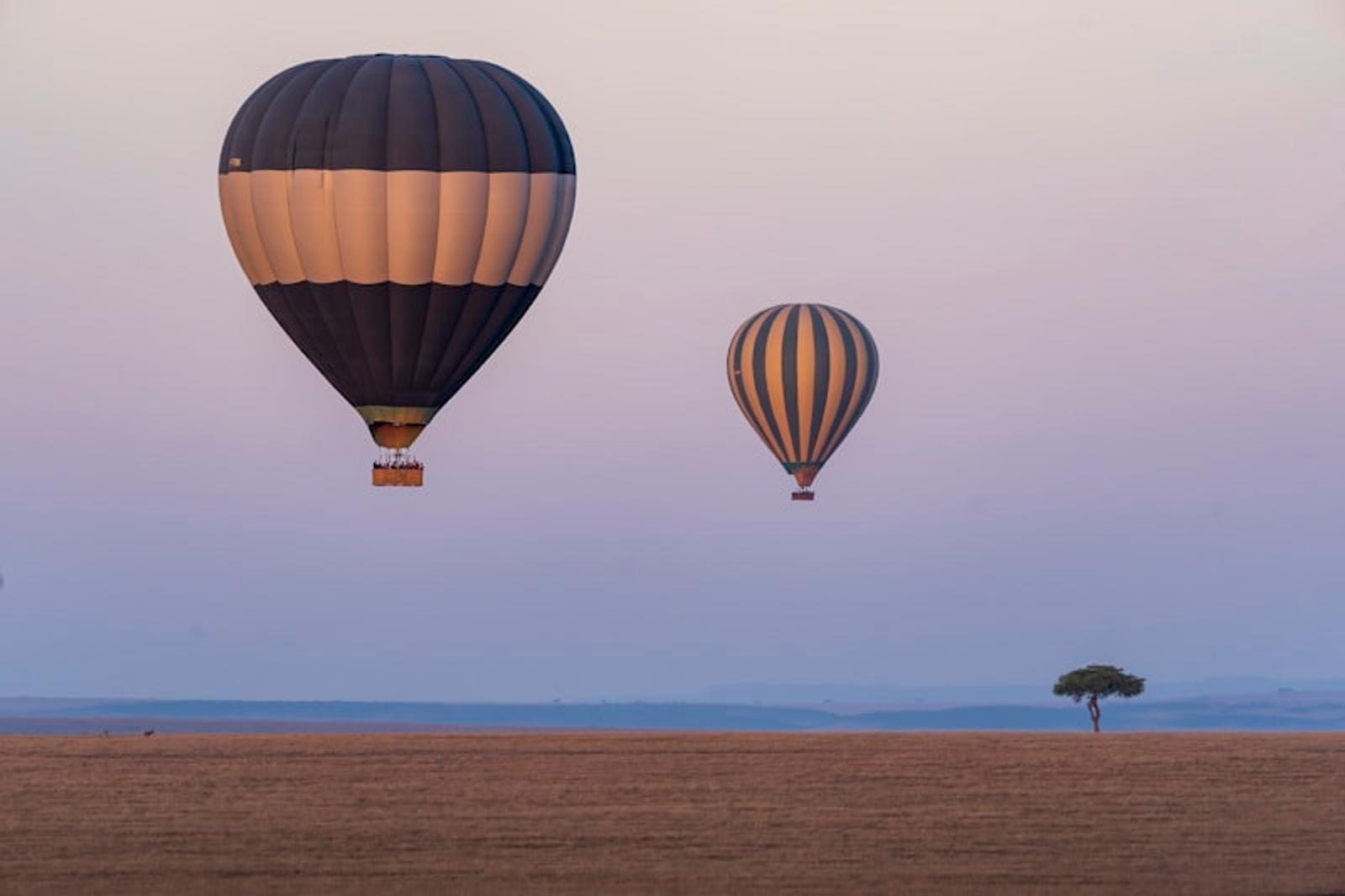 Hot air balloons