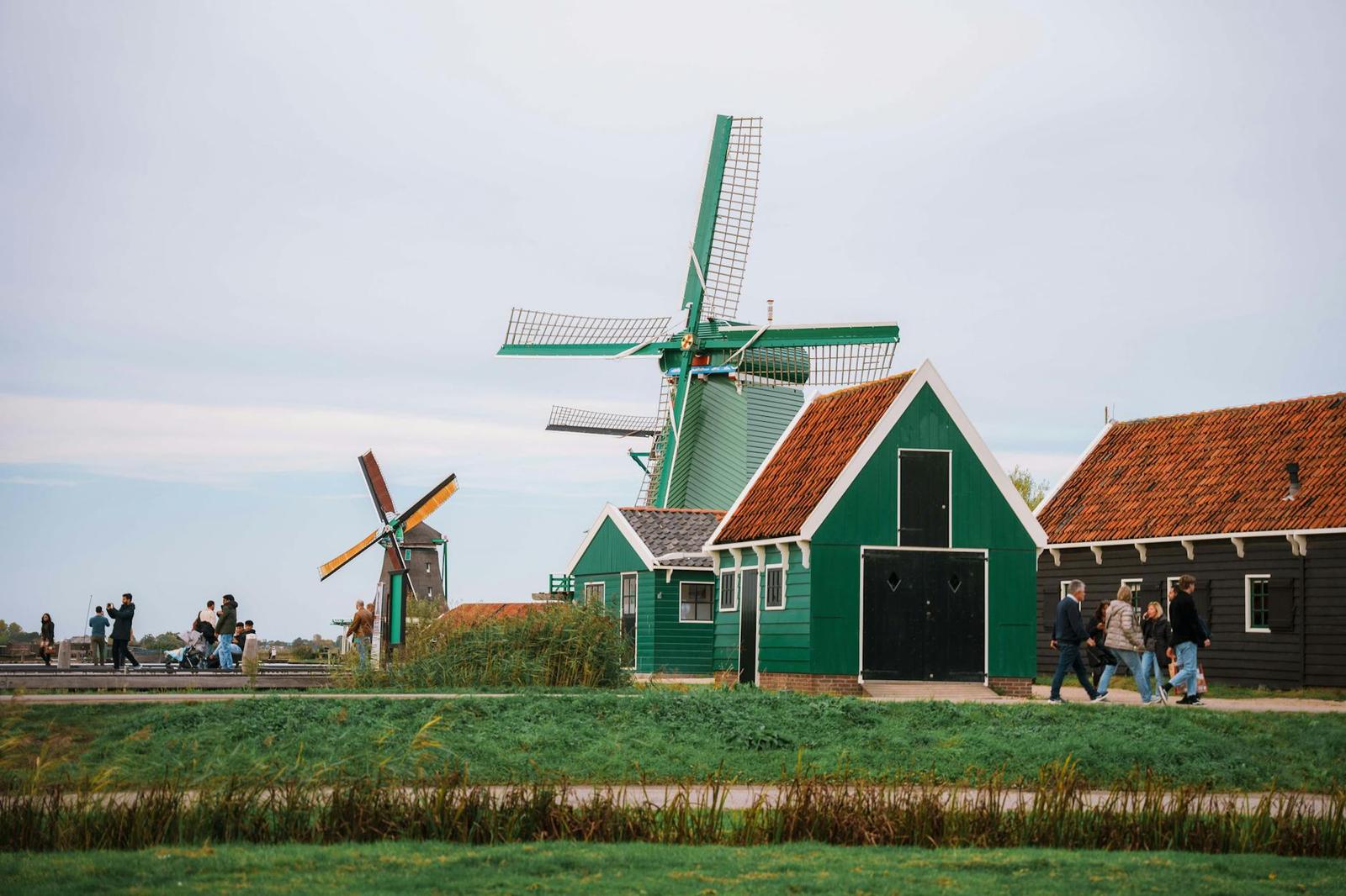 Zaanse Schans Windmills, France + Netherlands