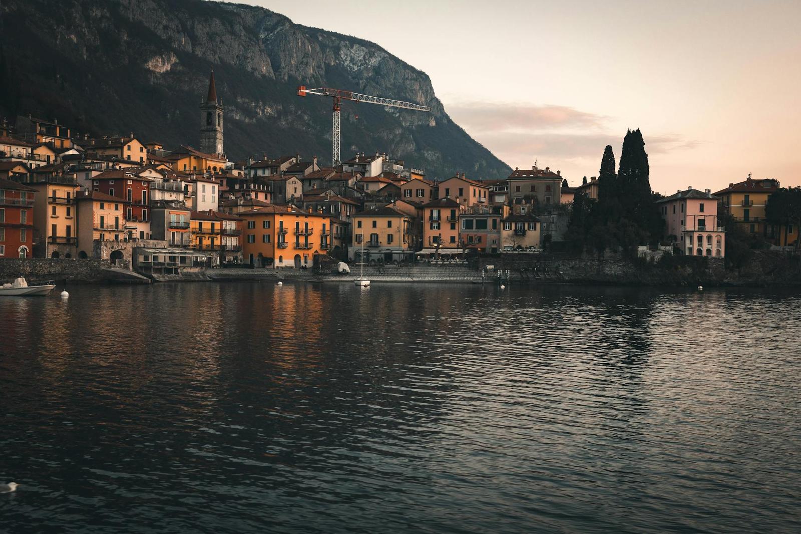 Lake Como on day 13, France + Germany + Switzerland + Italy