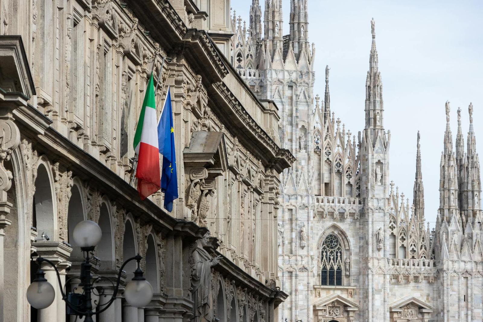 Milan on day 7, Netherlands + France + Switzerland + Italy
