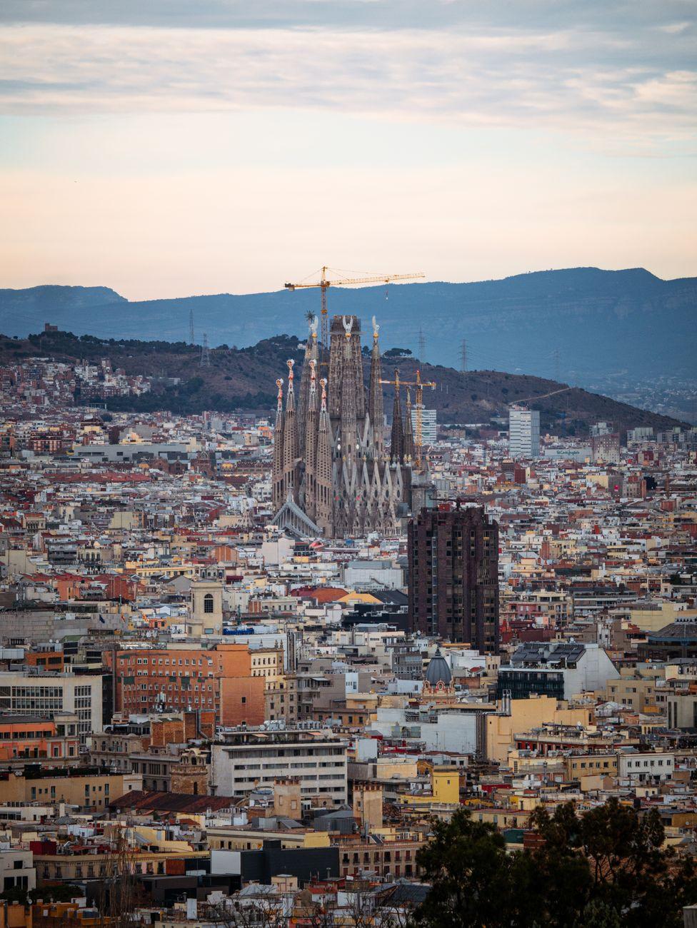 Sagrada Familia Montju Mountain — Spain