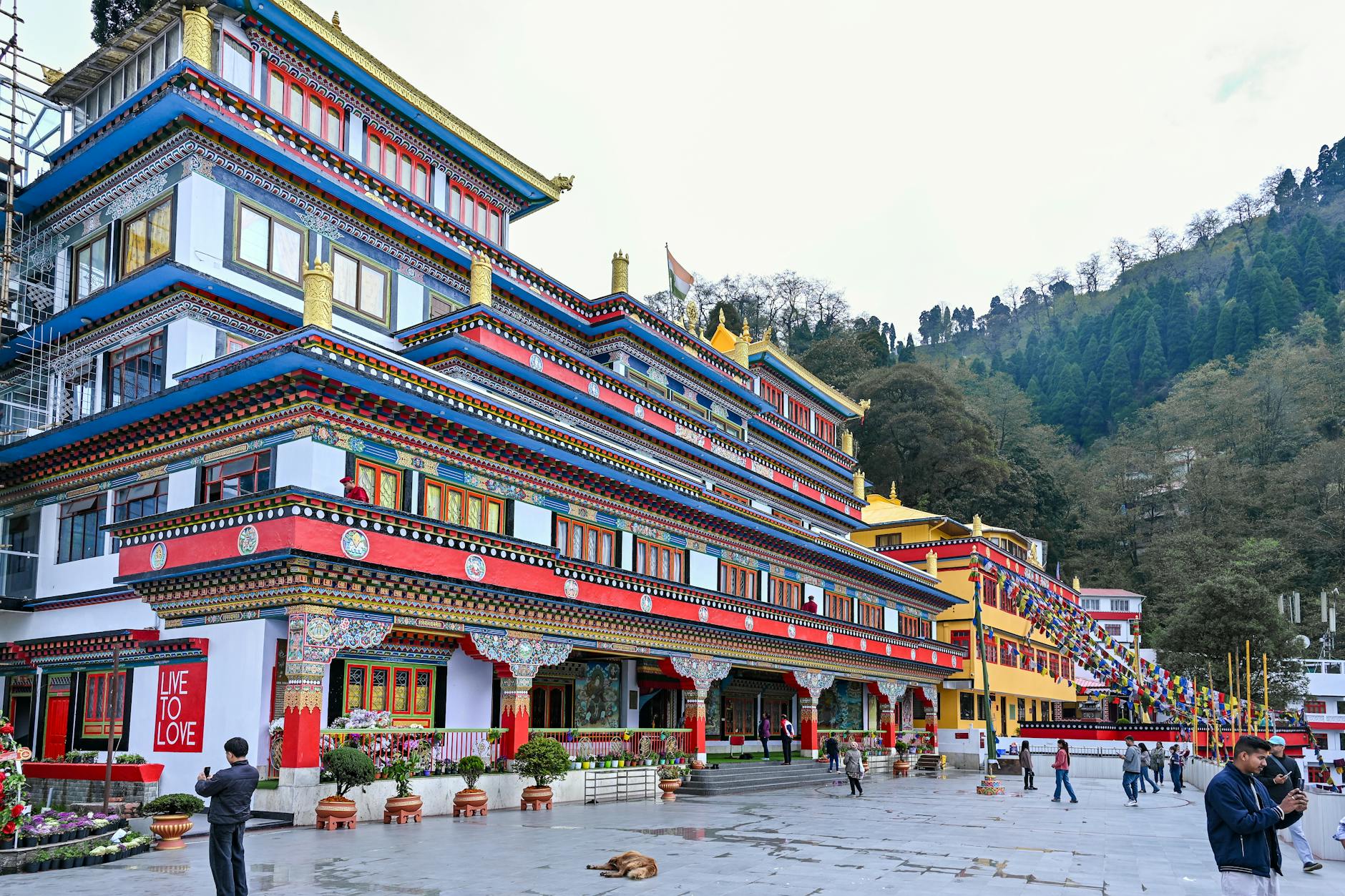 A hotel in Darjeeling, India