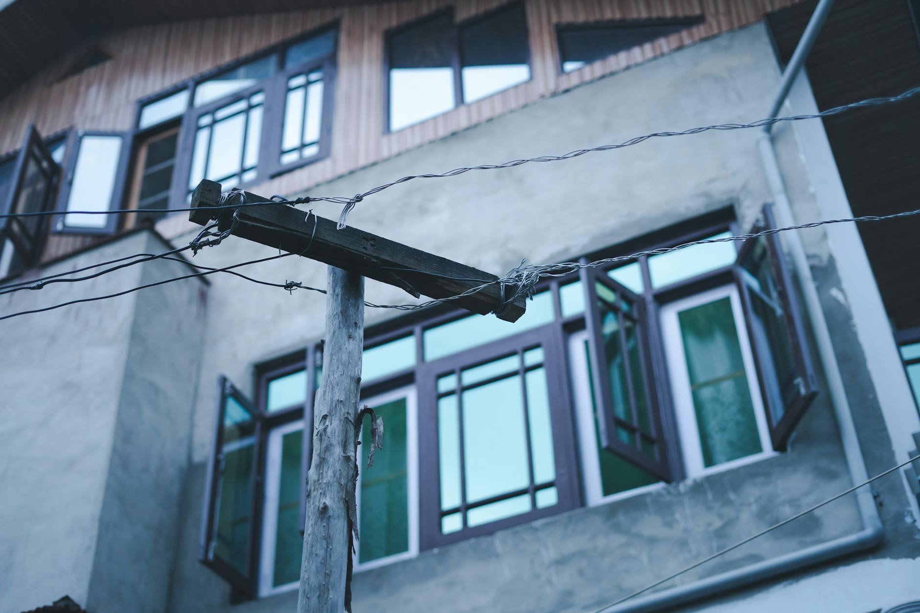 A hotel in Srinagar, India