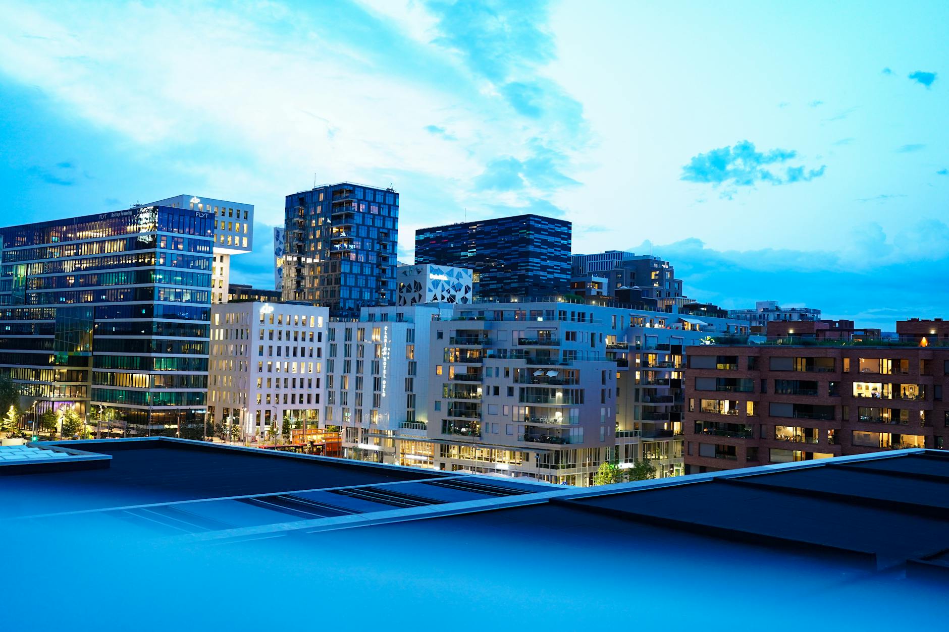 A hotel in Oslo, Denmark + Norway + Sweden + Finland