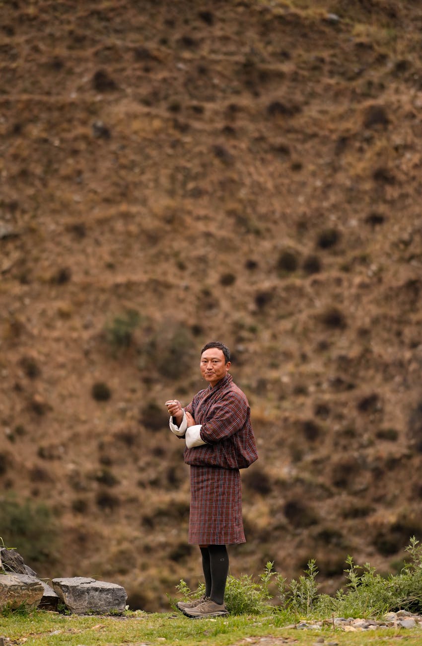 A portrait moment in Bhutan