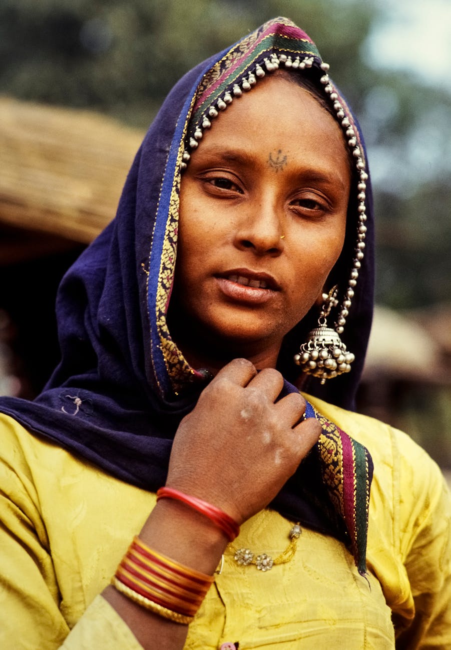 A portrait moment in India