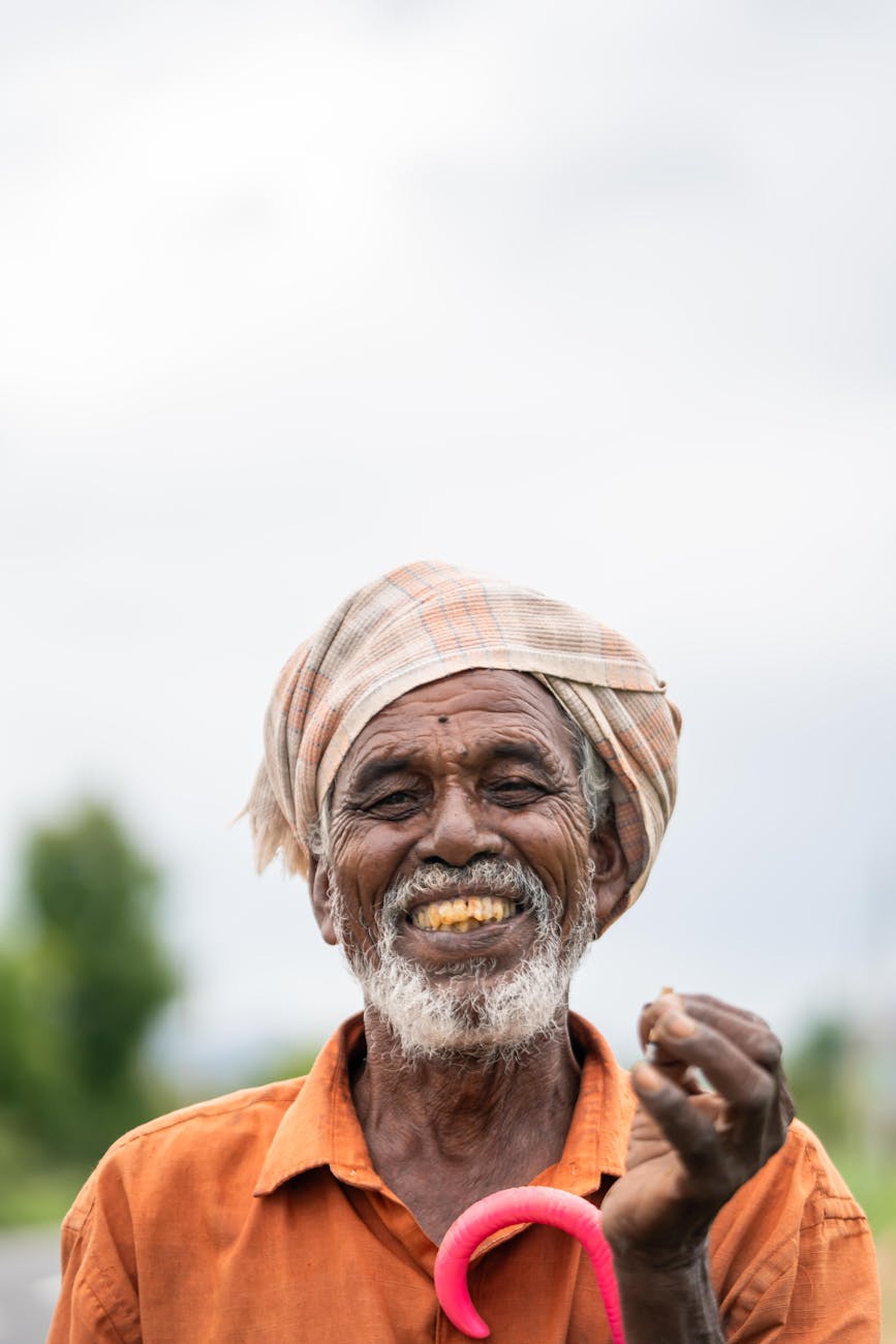 A portrait moment in India
