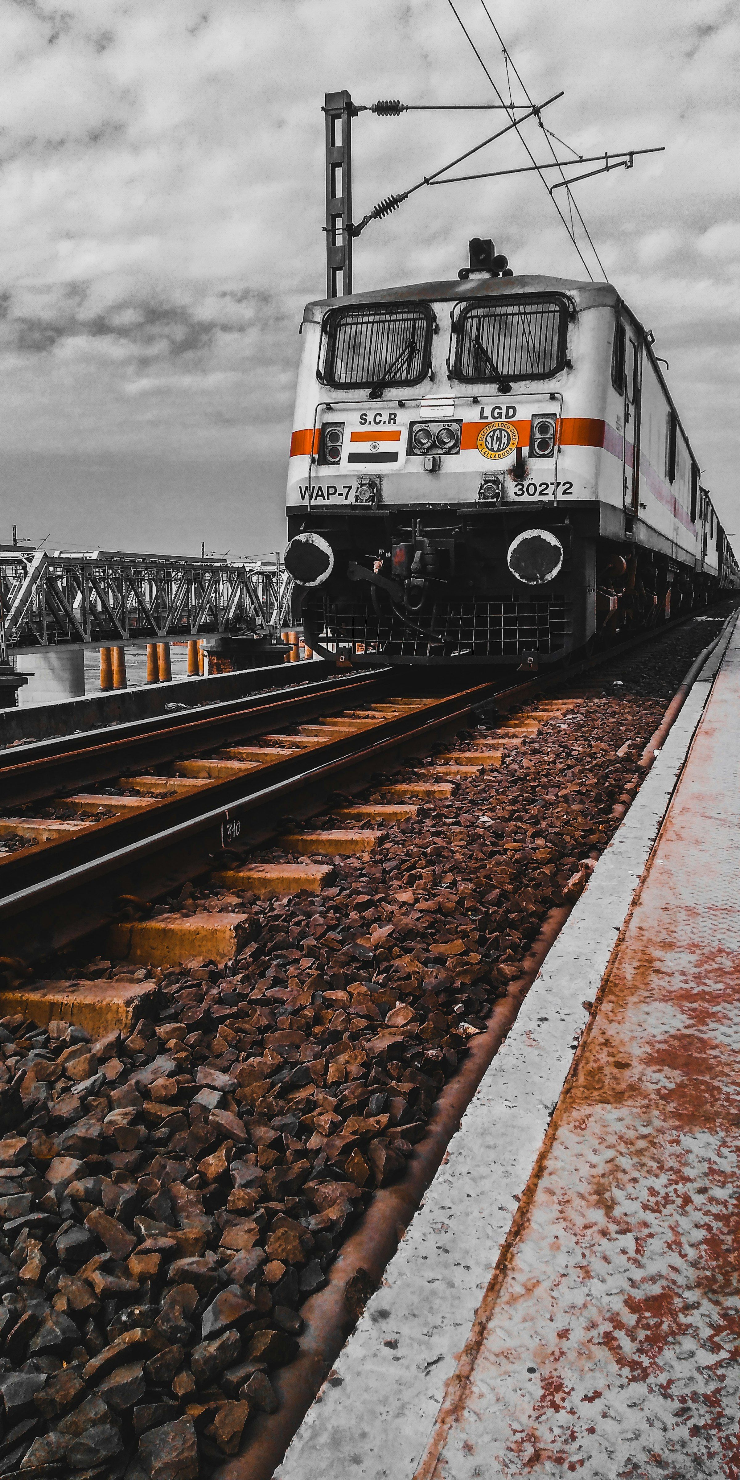A luxury train carriage at dusk.