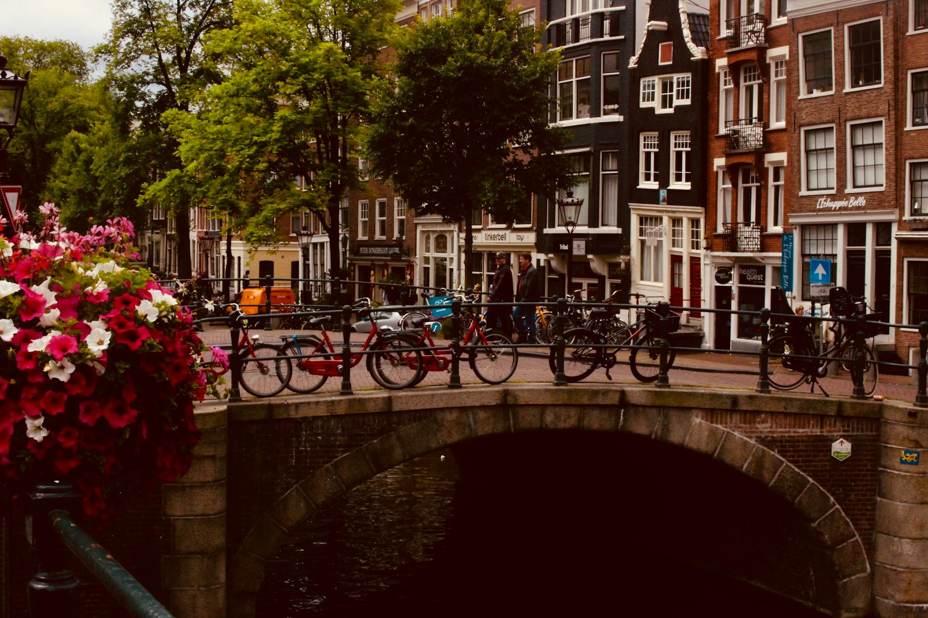 Amsterdam on day 1, Netherlands + France + Switzerland + Italy