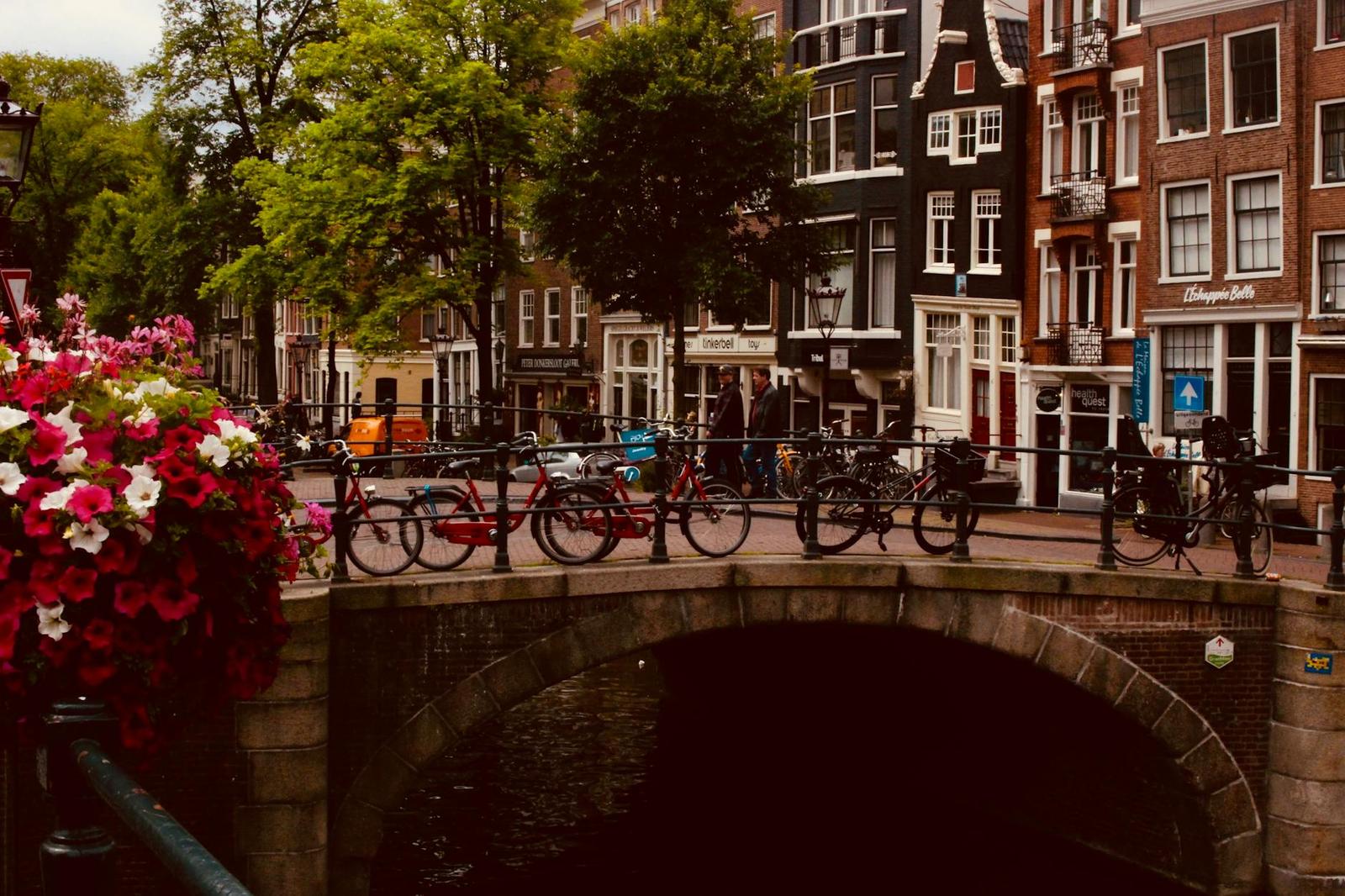 Amsterdam on day 1, Netherlands + France + Switzerland + Italy