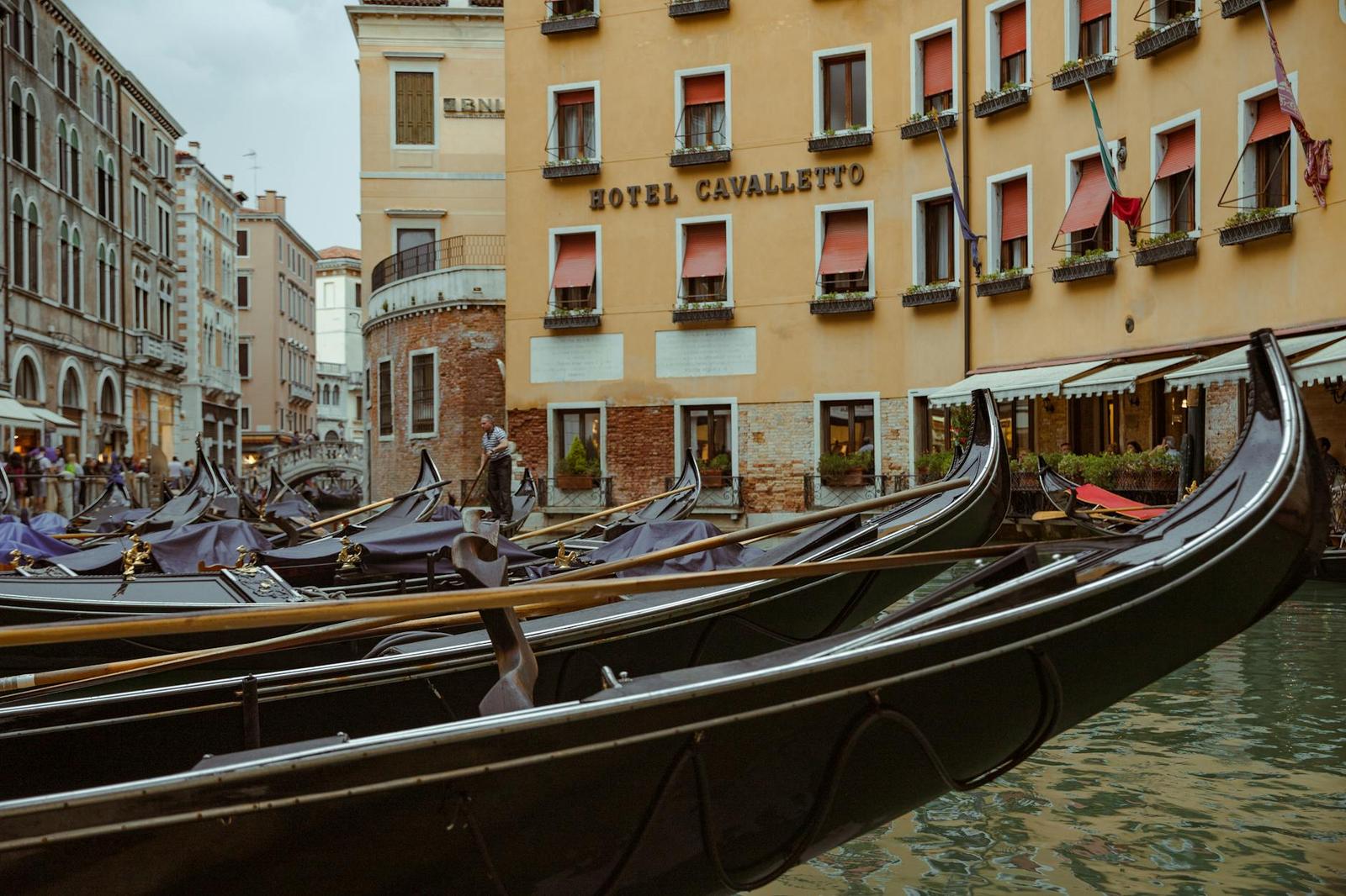 Venice Gondola, France + Switzerland + Italy