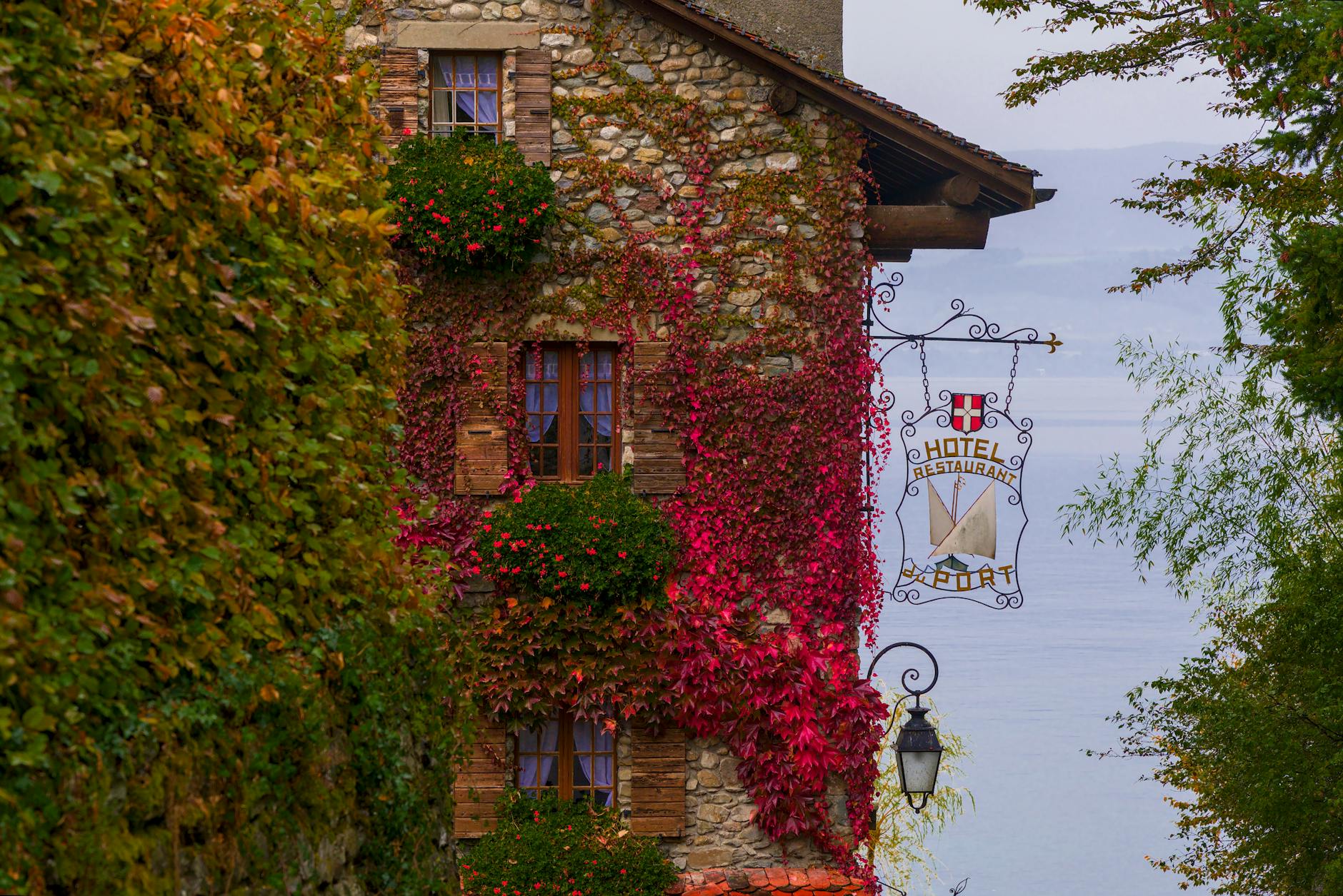 A hotel in Geneva, Switzerland + France