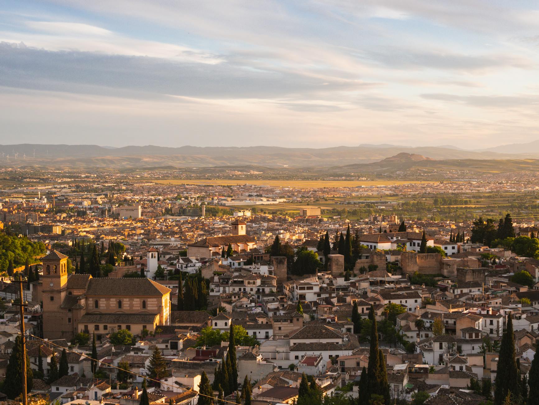 Spain at golden hour