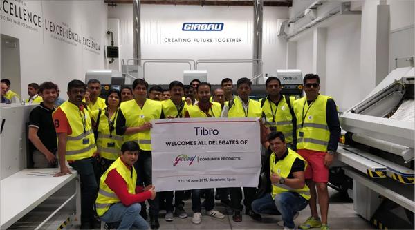 Corporate team visit to Girbau, hosted by Tibro for Godrej.
