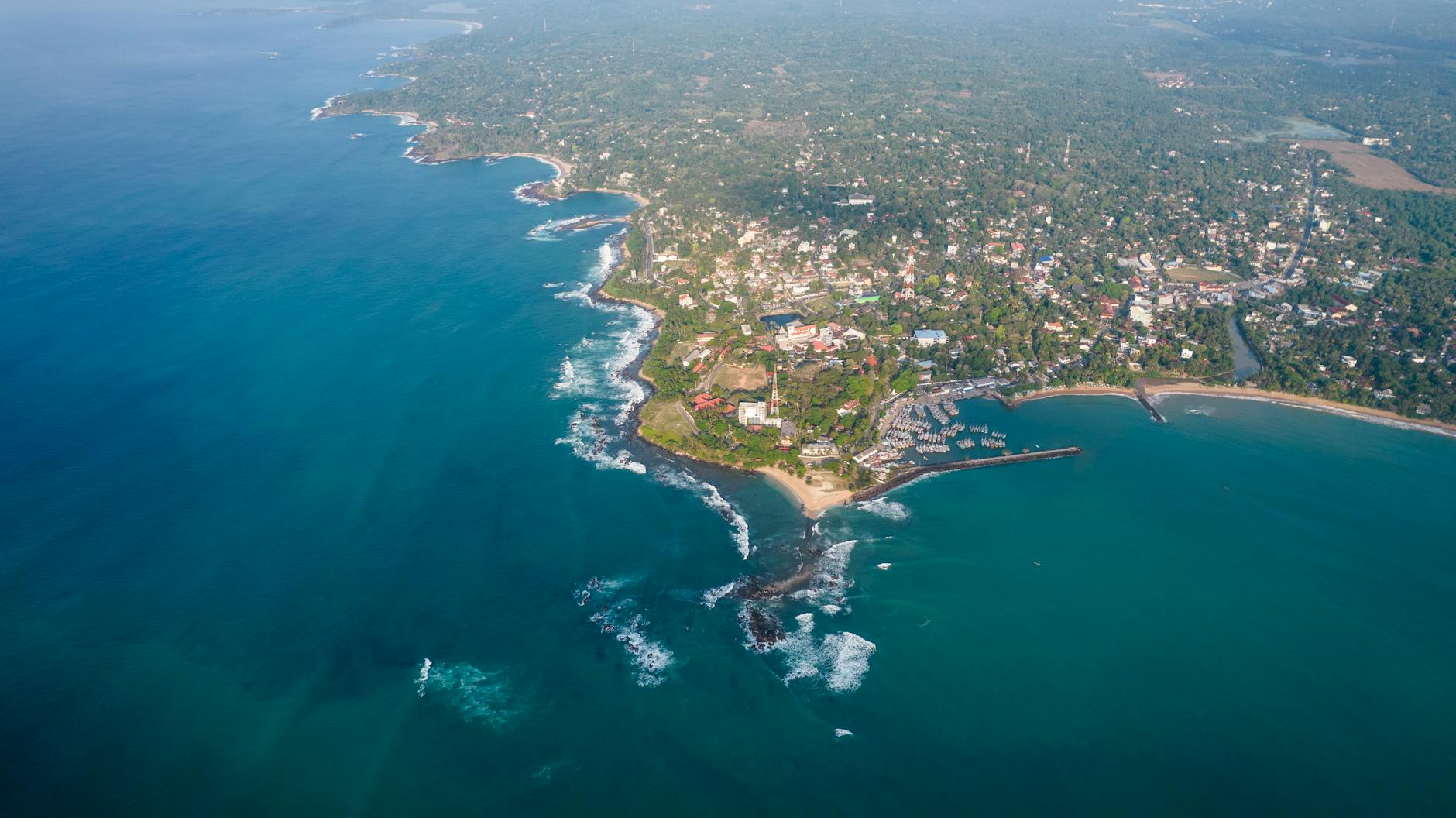 Sri Lanka from above