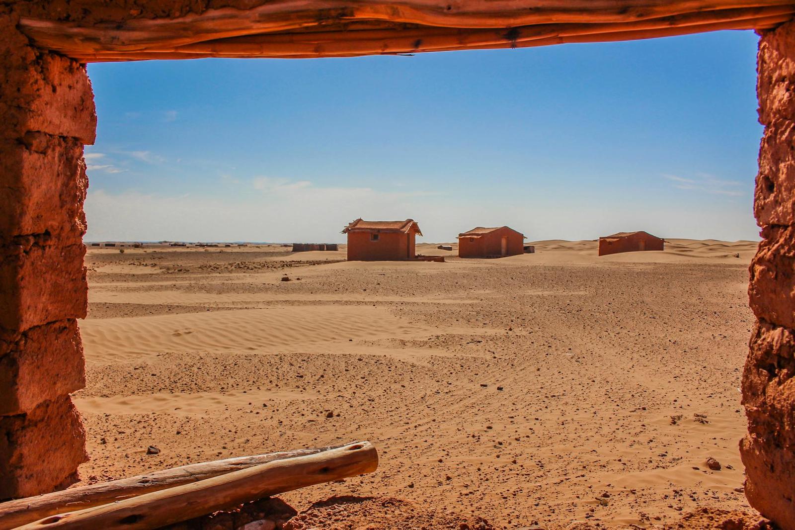 A hotel in Merzouga, Morocco