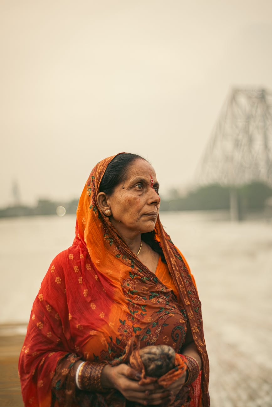A portrait moment in India