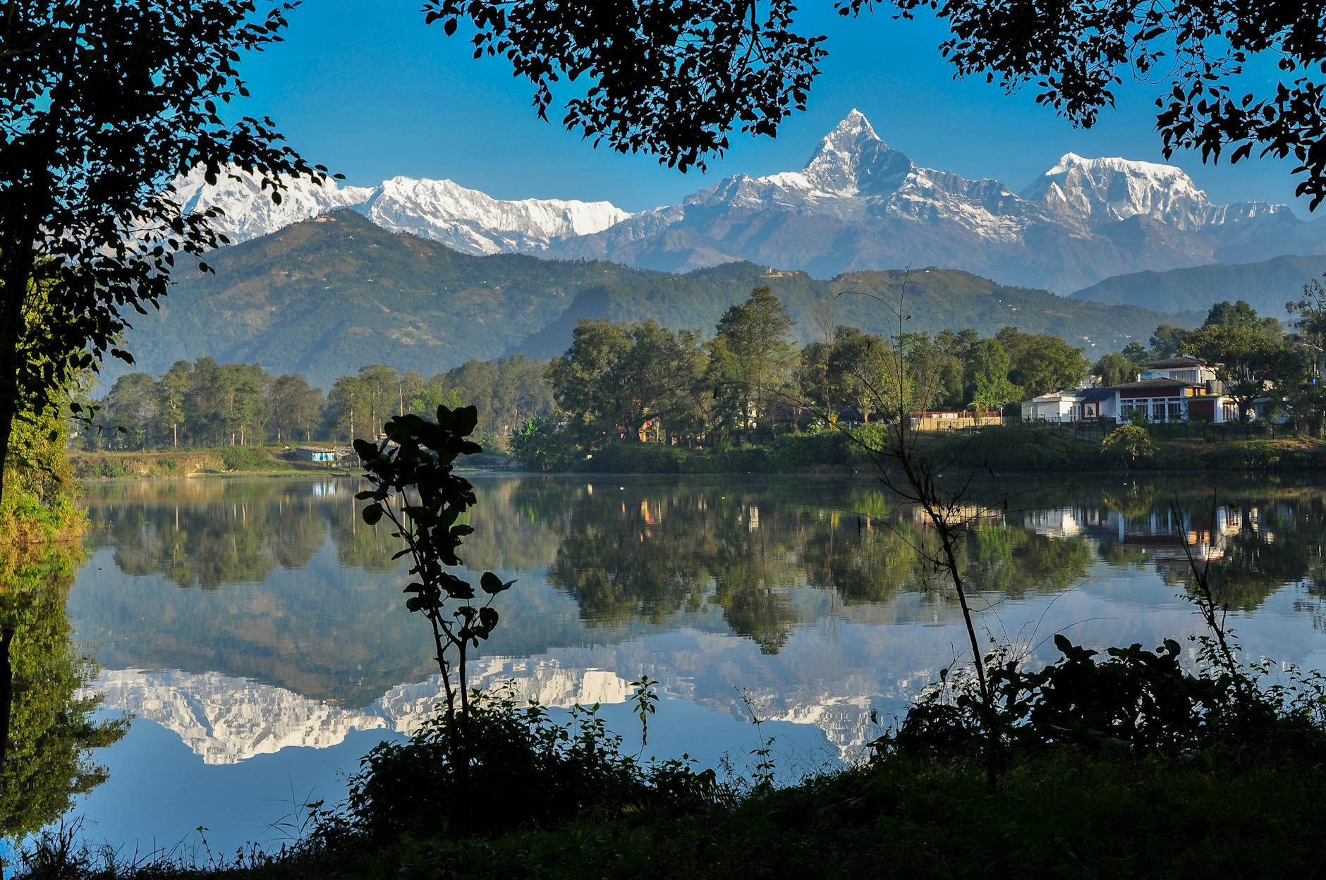 A hotel in Pokhara, Nepal