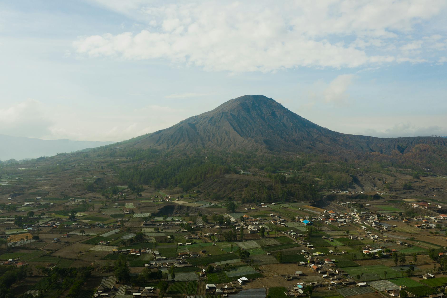 Batur smoking across — Ubud, Indonesia