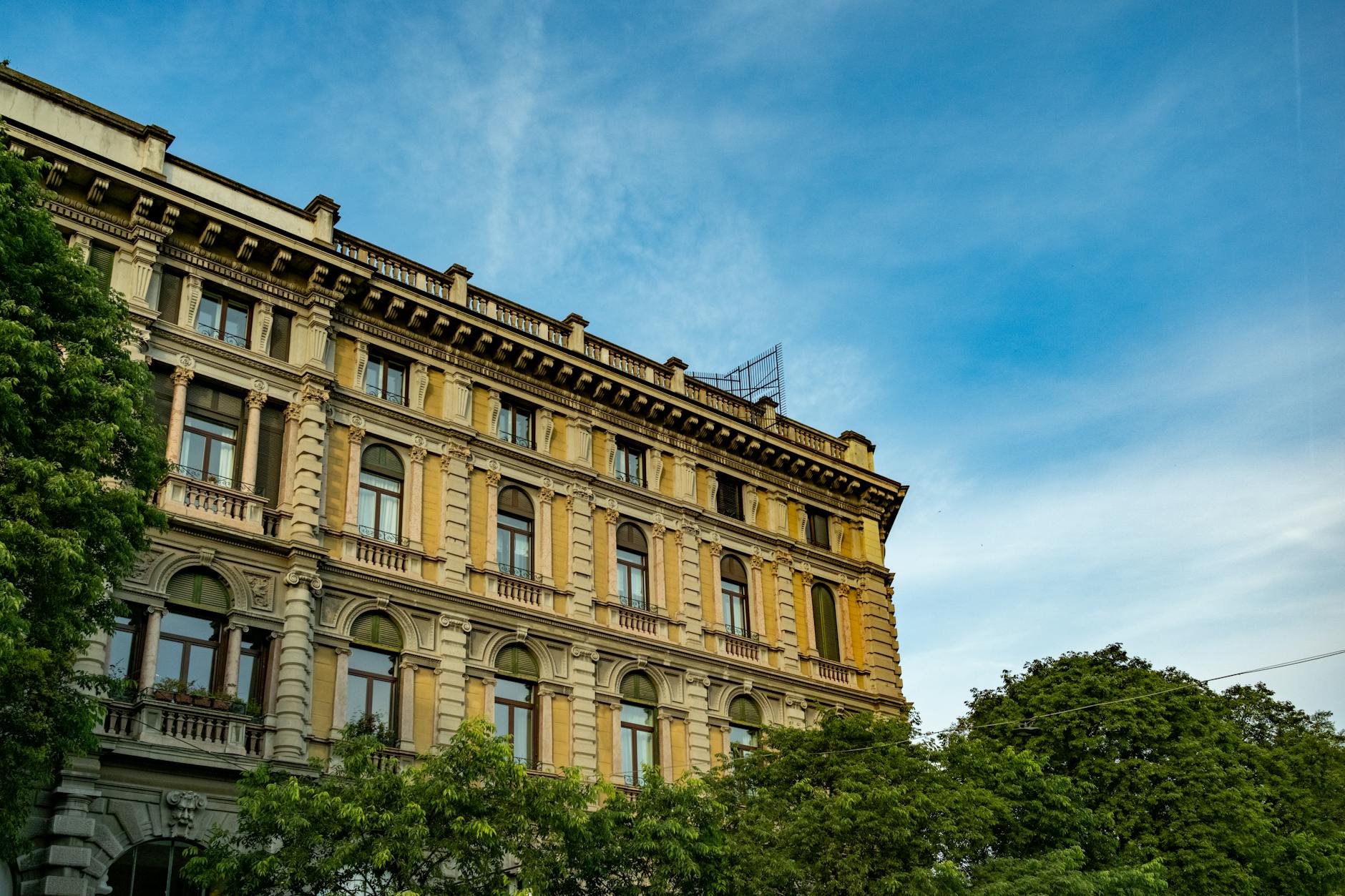 A hotel in Milan, Switzerland + Italy