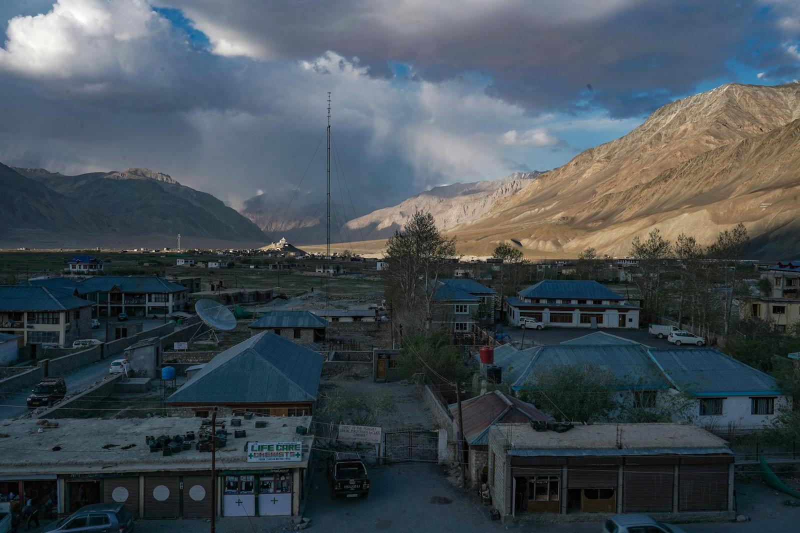 Kargil architecture at night