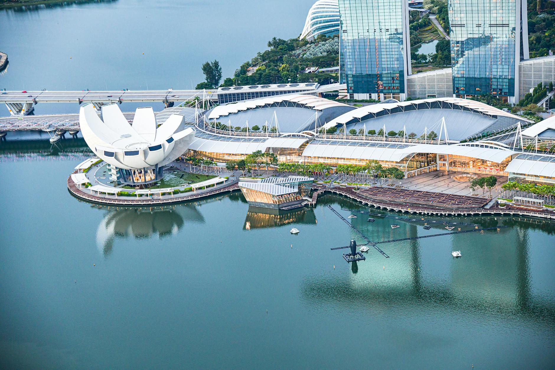 Singapore from above