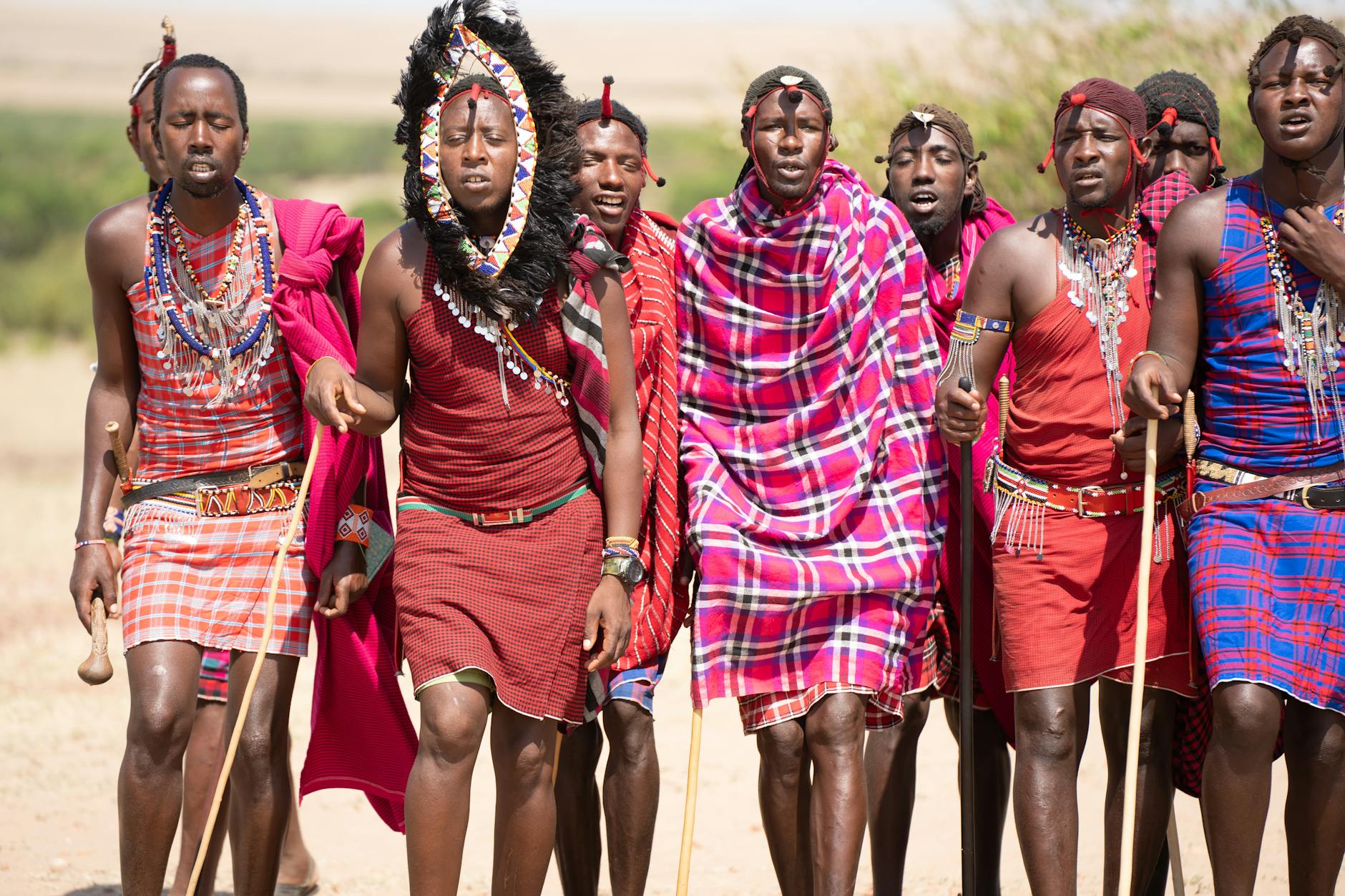 Masai on day 4, Kenya