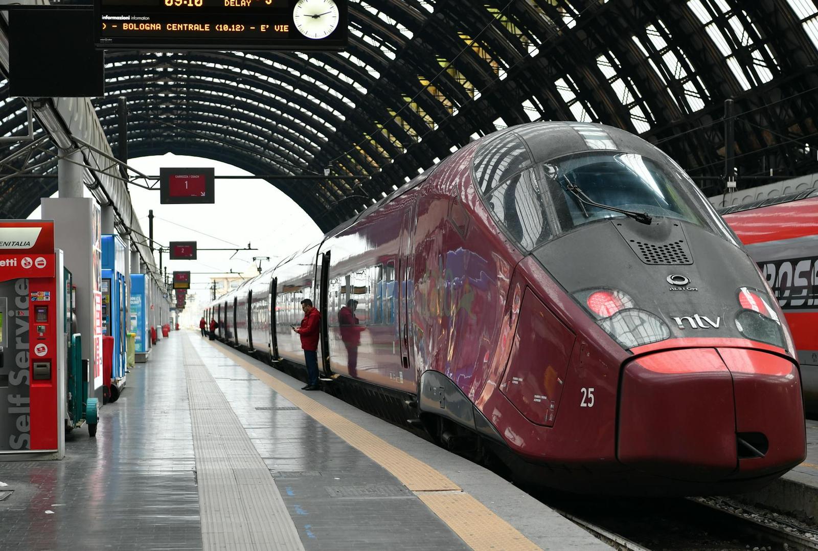Milan To Rome By Train on day 7, France + Italy