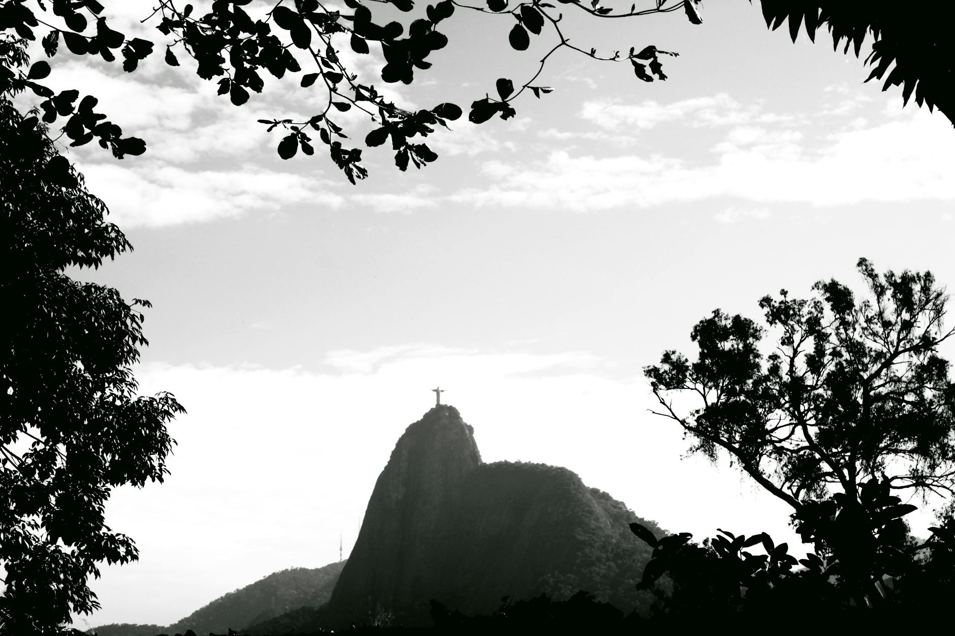 Christ above — Rio de Janeiro, Brazil