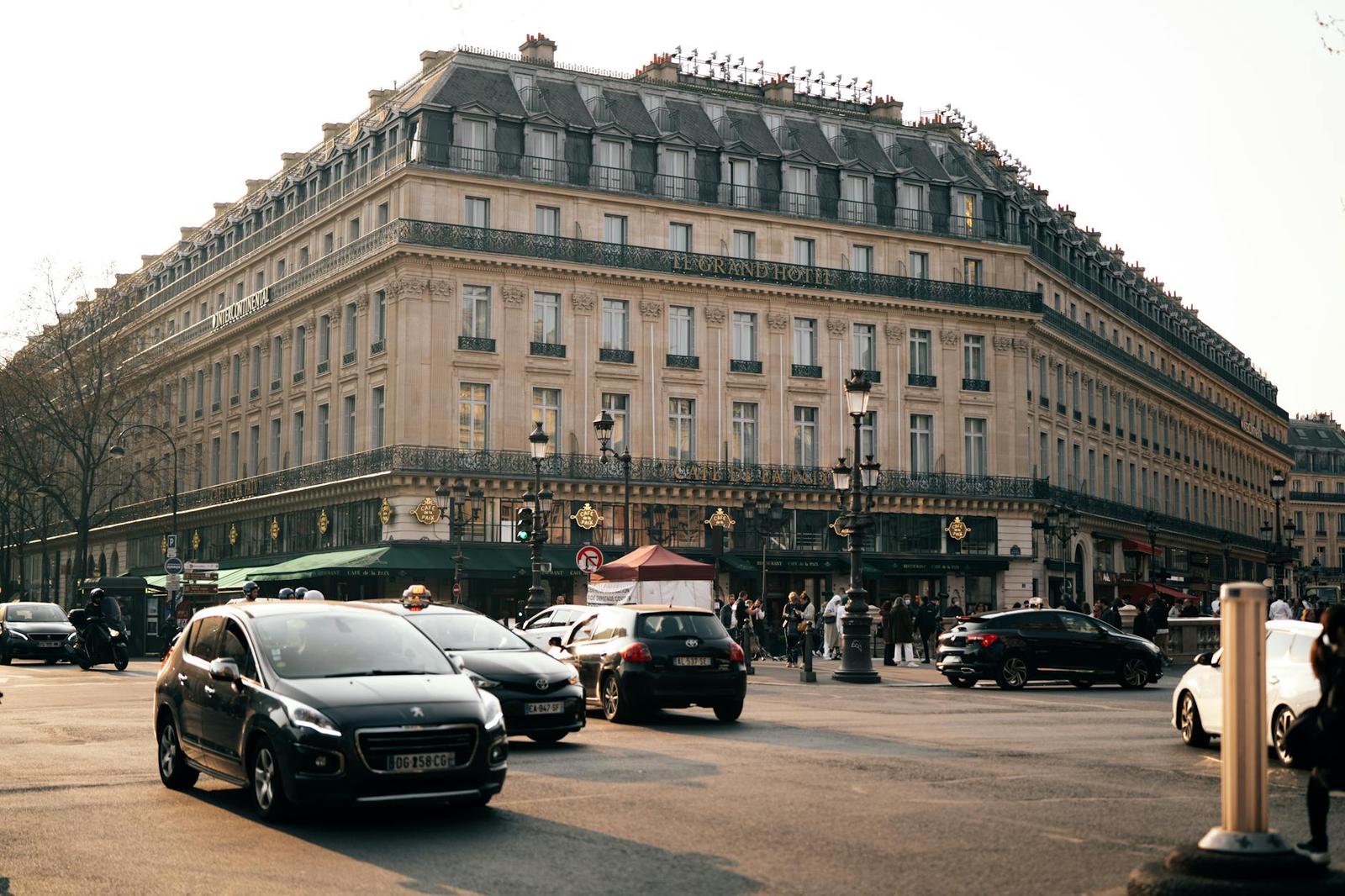 A hotel in Paris, France + Italy