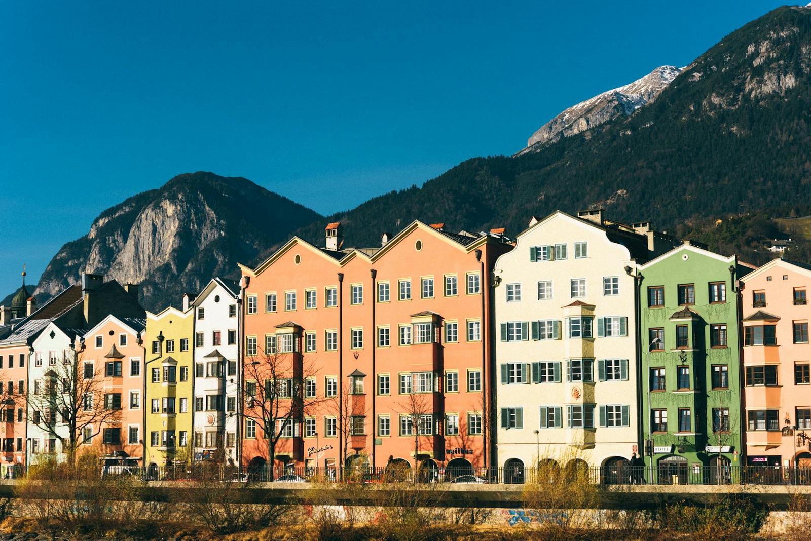 A hotel in Innsbruck, Germany + Austria + Switzerland + France + Netherlands