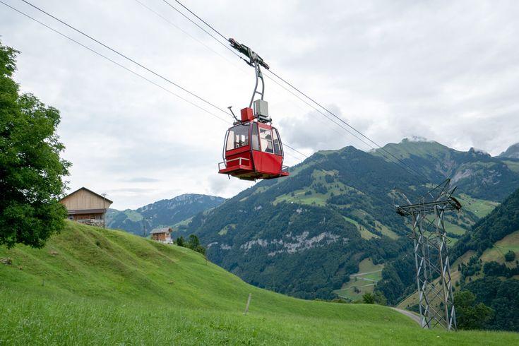 Alpine cable-car challenge