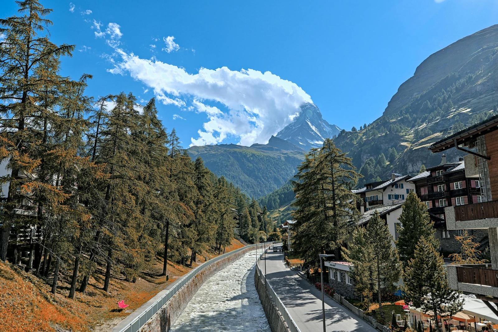 Montreux To Zermatt on day 7, Switzerland + Italy
