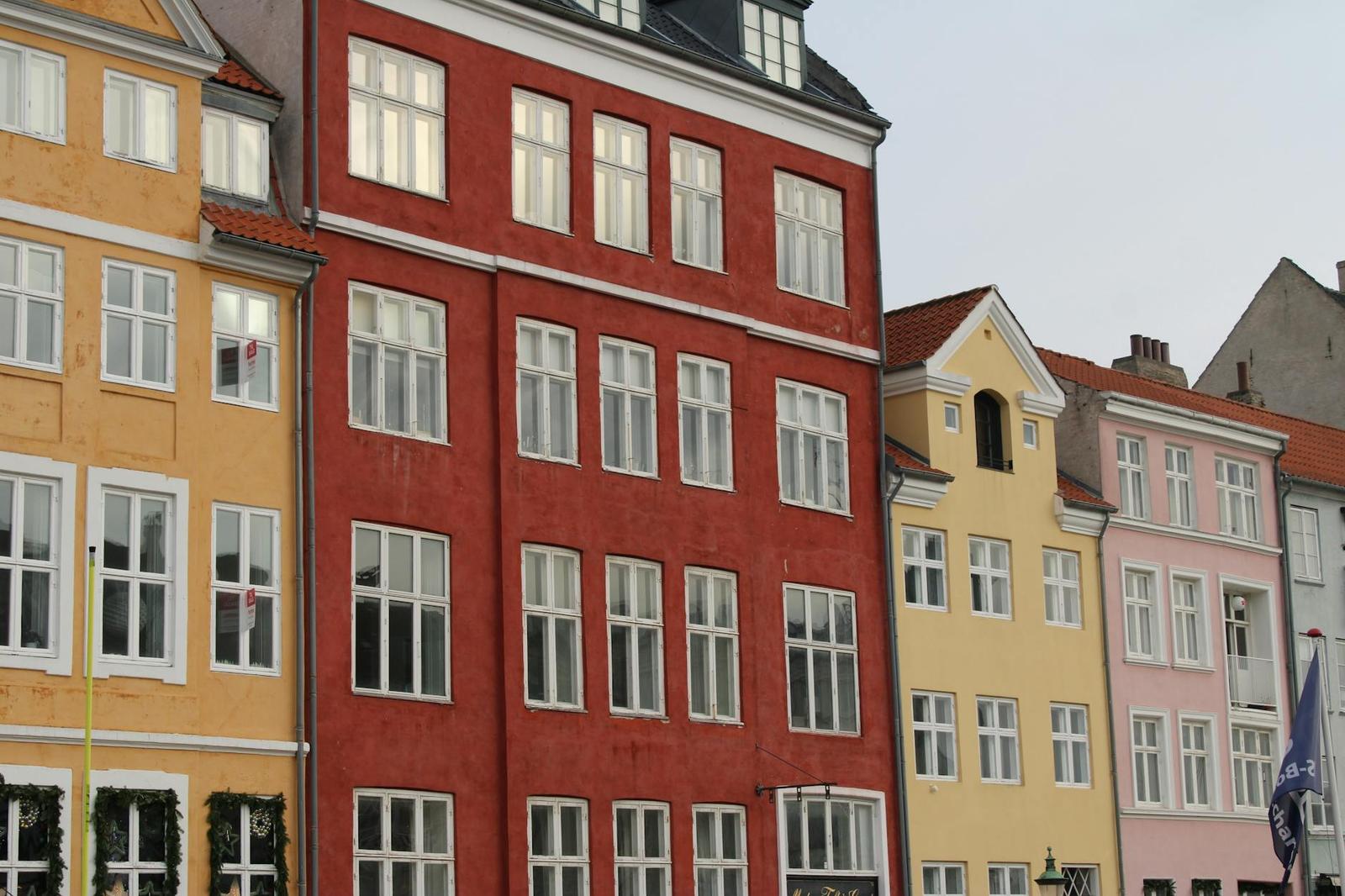 Painted houses — Copenhagen, Denmark