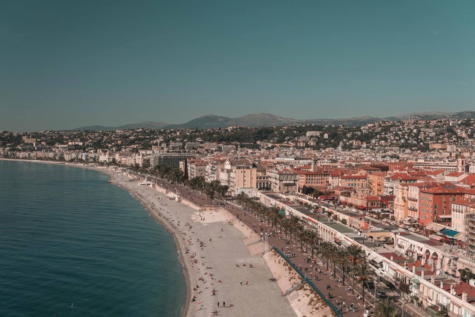 Explore Nice's scenic beachside with its charming mix of sea and city